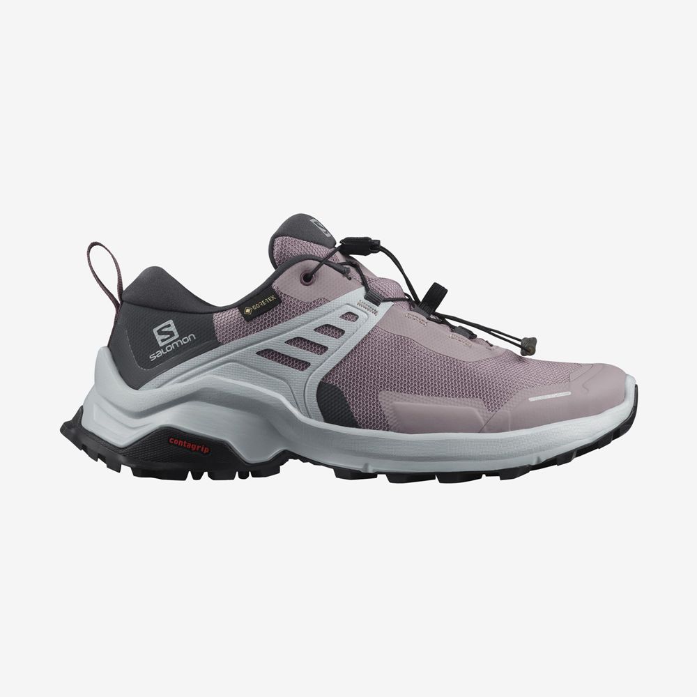 SALOMON X RAISE GORE-TEX Philippines - Women's Hiking Shoes - Purple | 240683-EWP